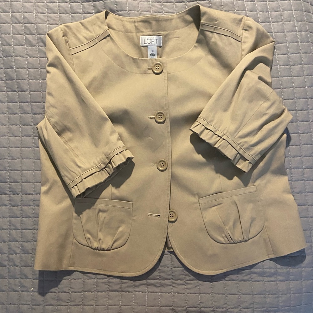 Loft cropped blazer